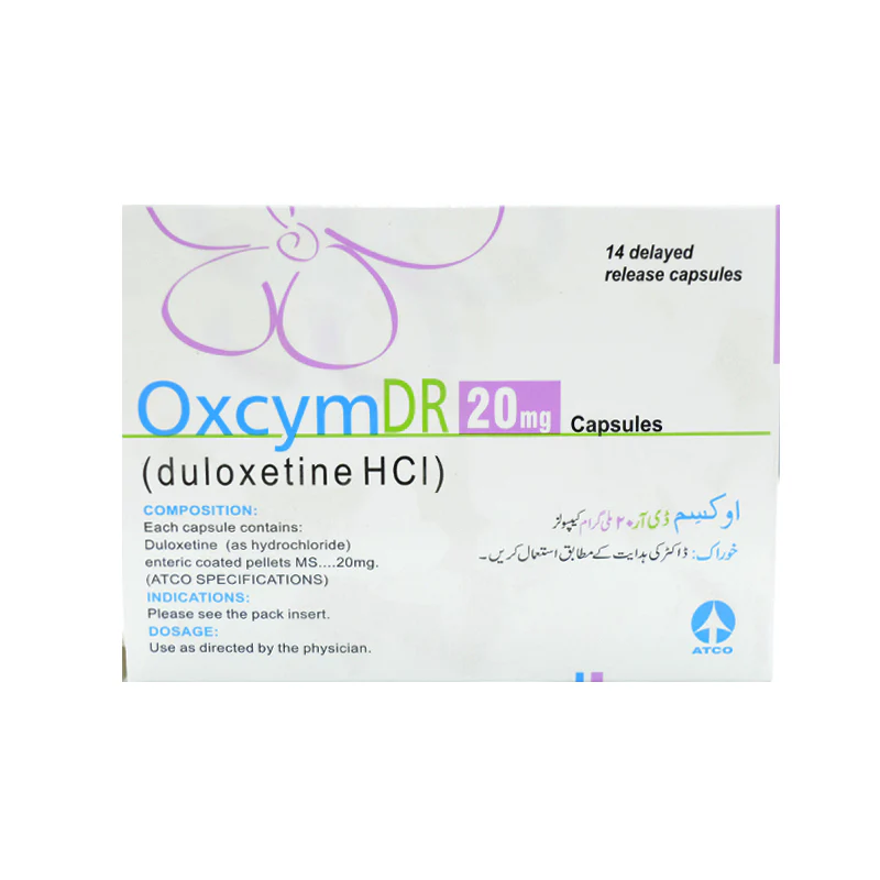Oxcym Dr Capsules 20Mg (1 Strip = 7 Capsules)