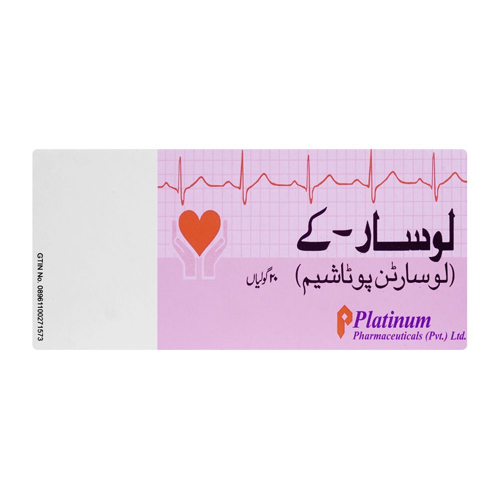 Losar-K Tablets 50Mg (1 Strip = 10 Tablets)