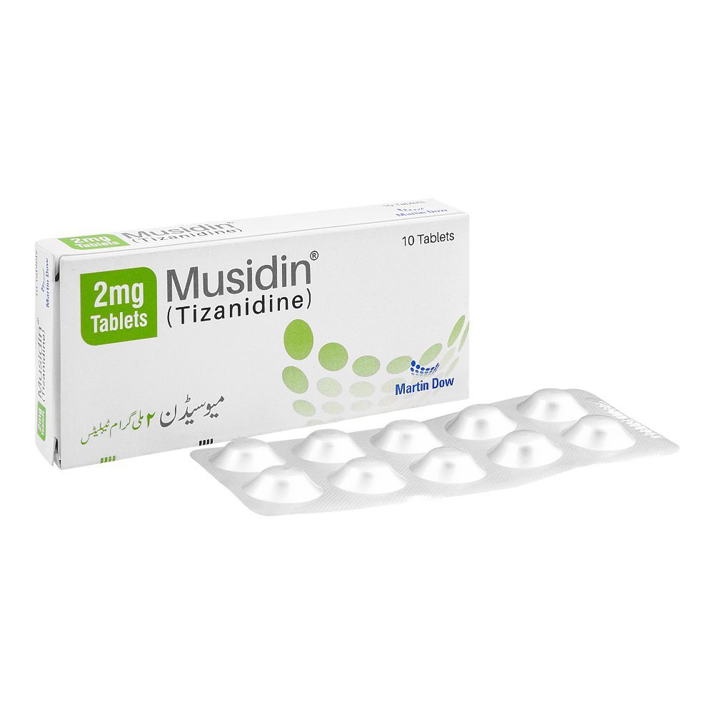 Musidin Tablet 2mg (1 Box = 1 Strip) (1 Strip = 10 Tablets)