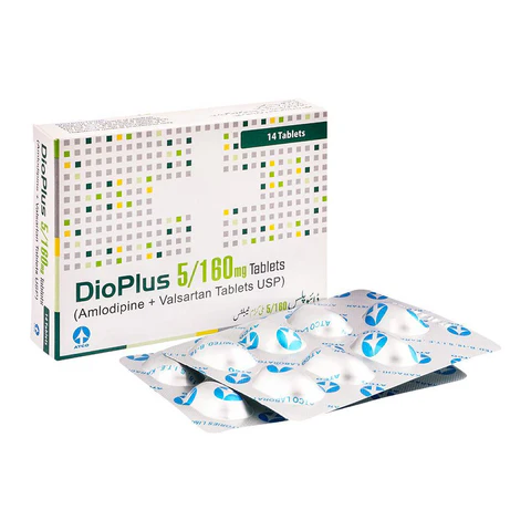 Dioplus Tablets 5/160Mg (1 Box = 2 Strips) (1 Strip = 7 Tablets)