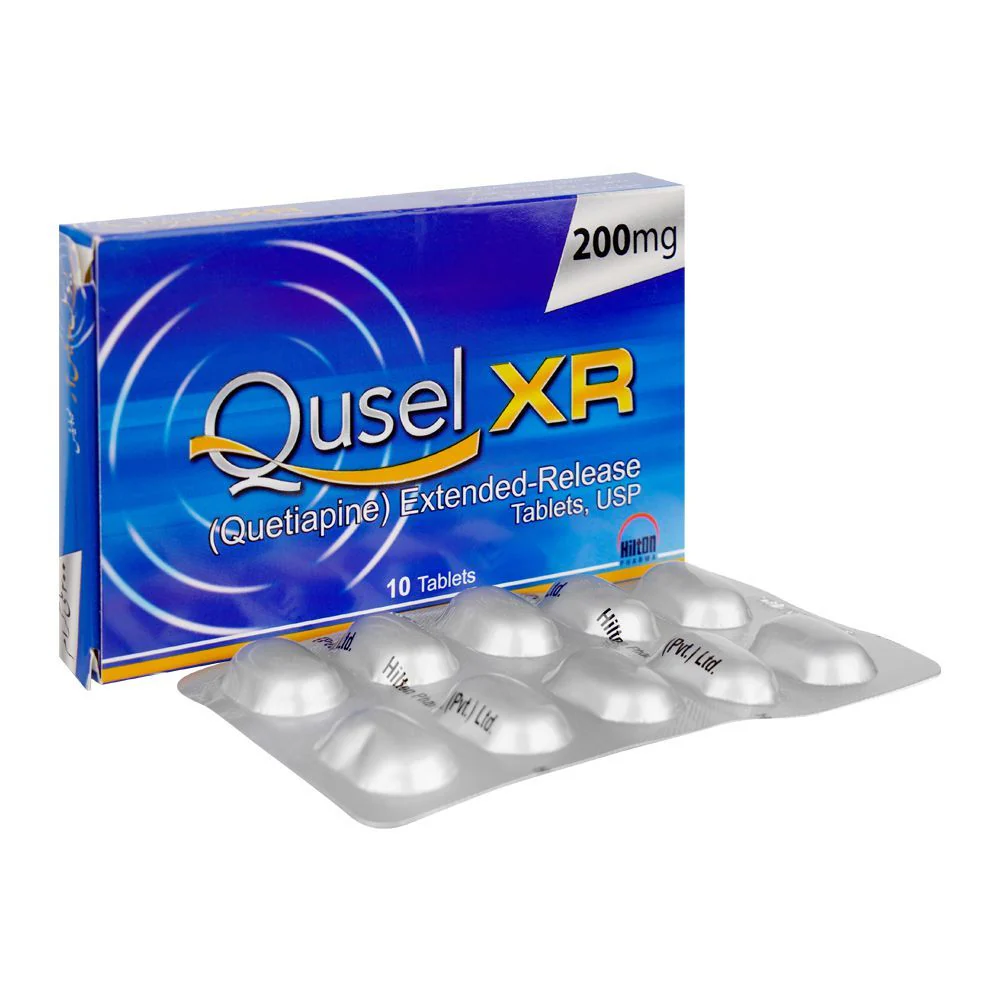 Qusel Xr Tablets 200Mg (1 Box = 1 Strip)(1 Strip = 10 Tablets)