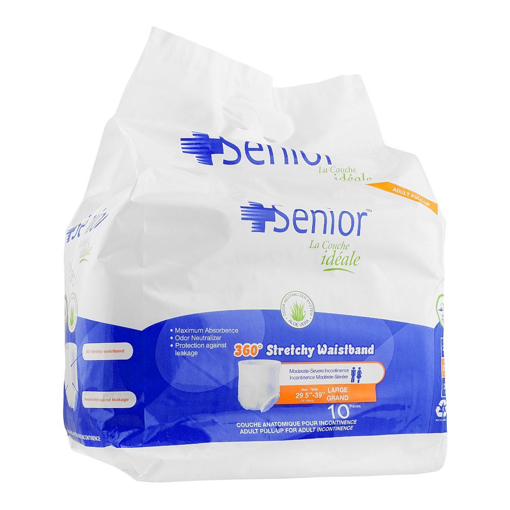 Senior Adult Pull Up Size Large 10Pcs