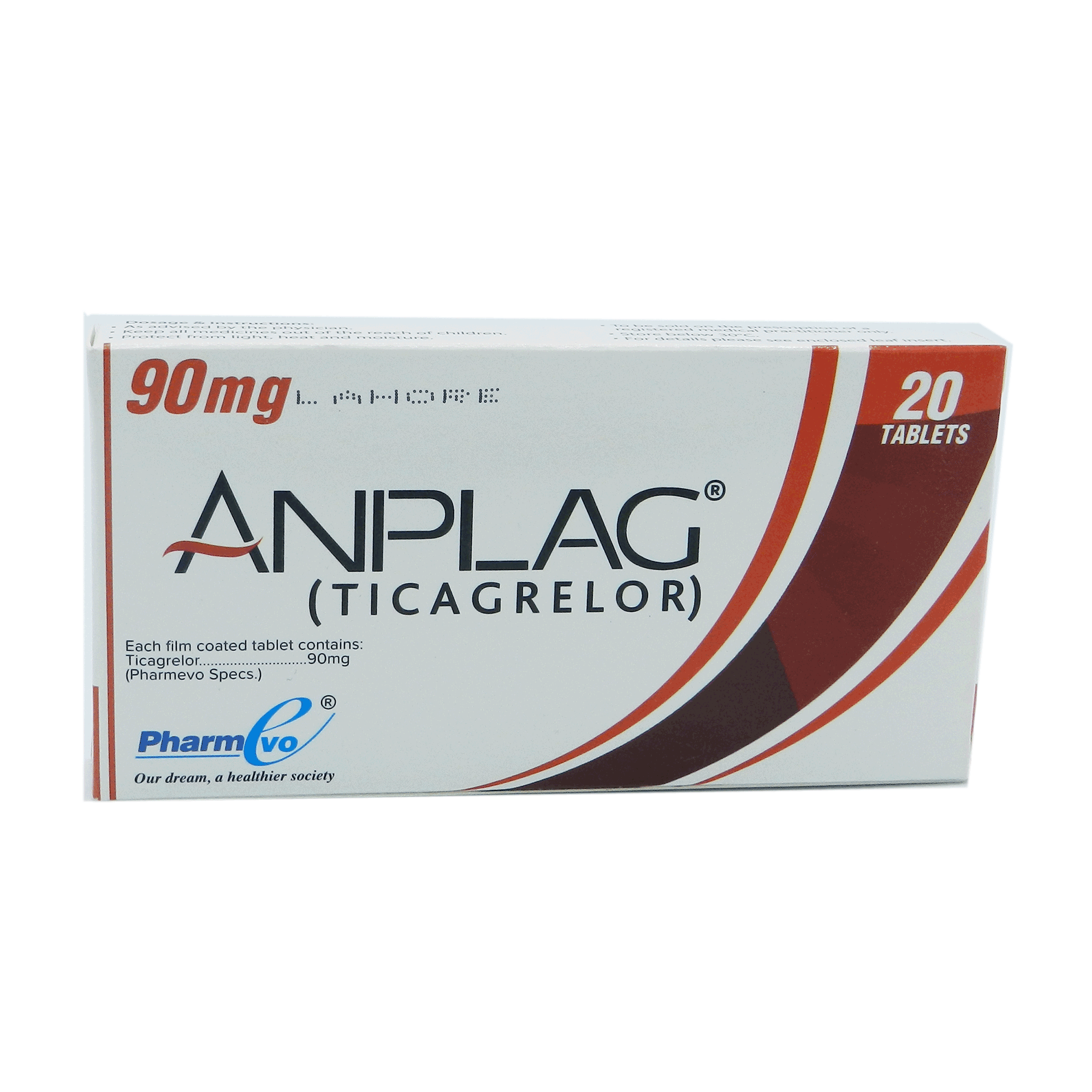 Anplag Tablets 90Mg (1 Strip = 10 Tablets)