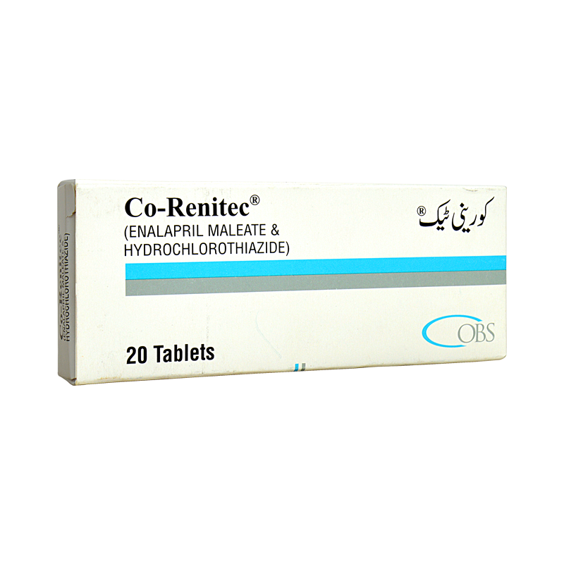 Co-Renitec Tablets 10Mg/25Mg (1 Strip = 10 Tablets)