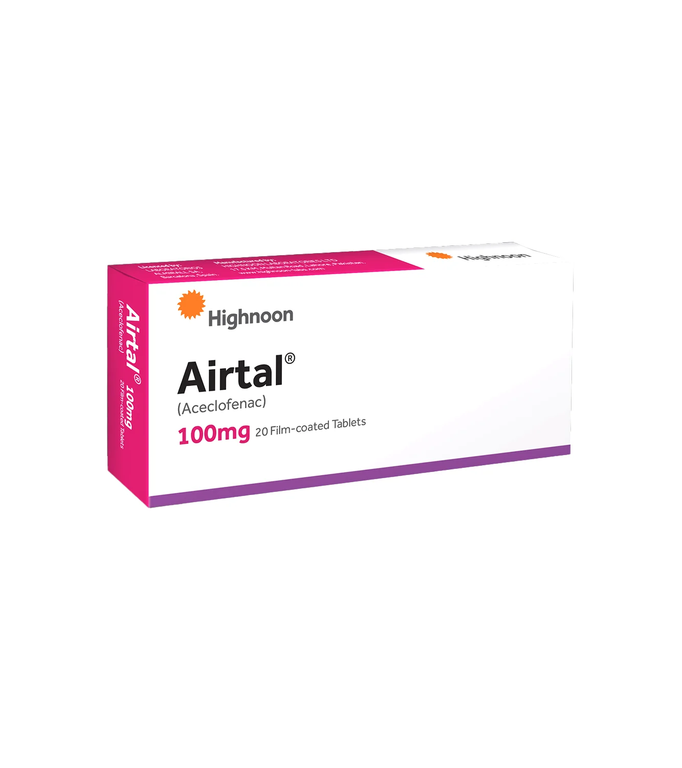 Airtal Tablets 100Mg (1 Box = 2 Strips) (1 Strip = 10 Tablets)
