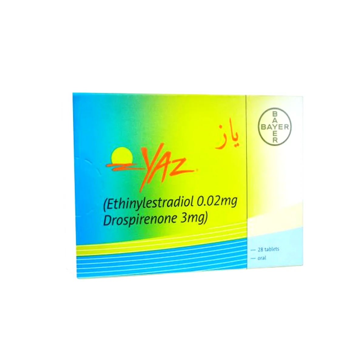 Yaz Tablets 0.02Mg+3Mg (1 Box = 1 Strip)(1 Strip = 28 Tablets)