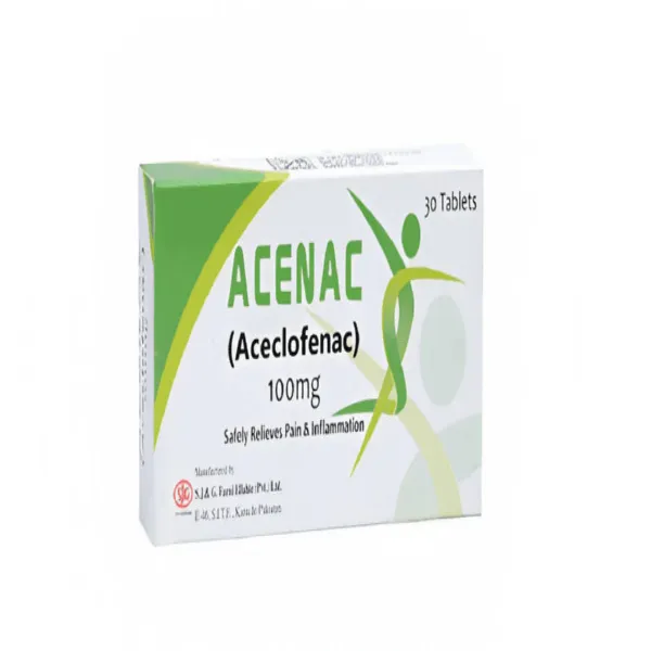 Acenac Tablets 100Mg (1 Box = 3 Strips) (1 Strip = 10 Tablets)