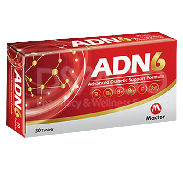 Adn6 Tablets (1 Box = 3 Strips) (1 Strip = 10 Tablets)