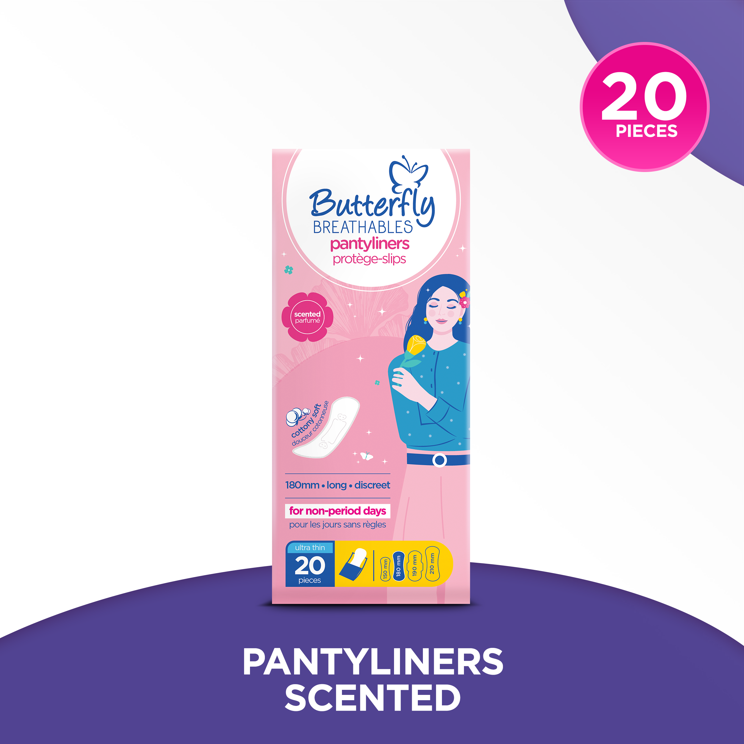 Bf pantyliner ultra thin 180mm 20s