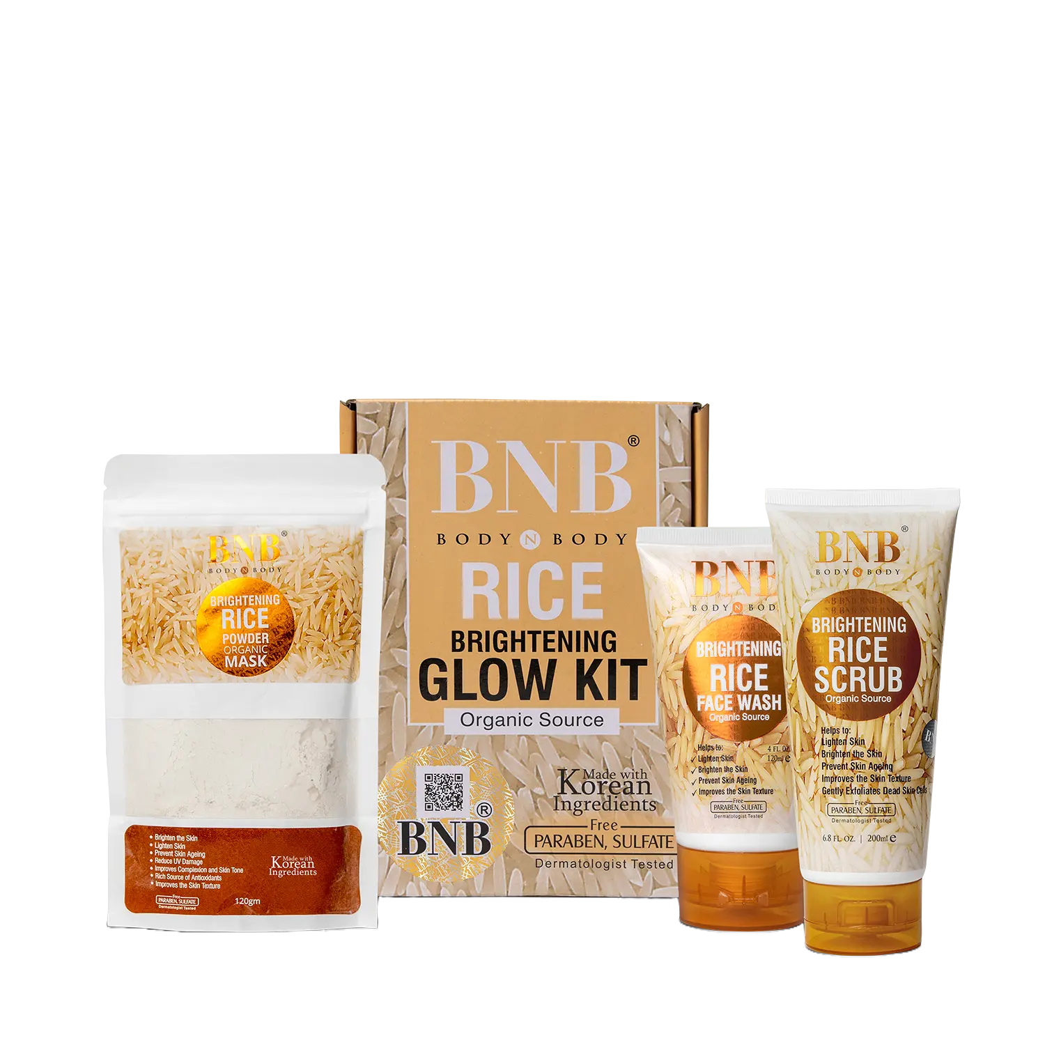 Bnb Rice Glow Kit