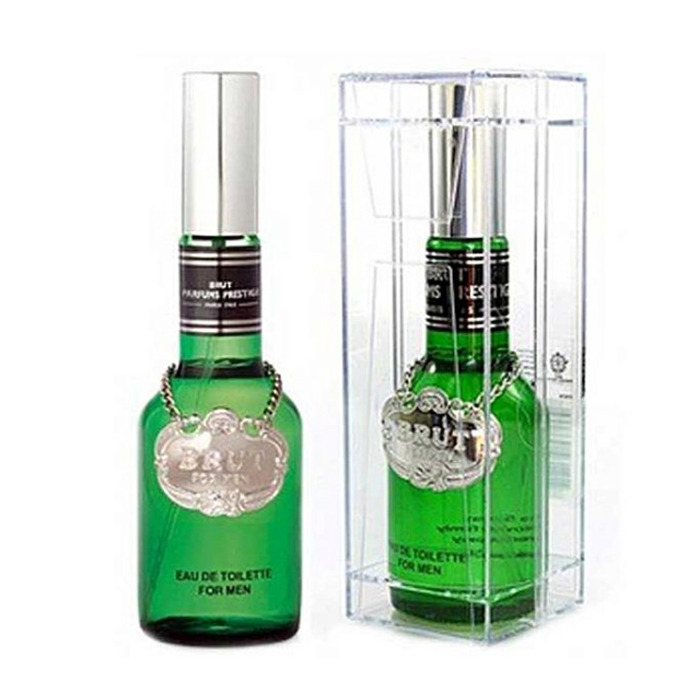 Brut glass perfume