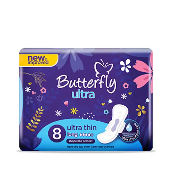 Butterfly ultra thin (long) 8 pads