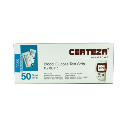 Certeza Gl 110 Blood Glucose (50 Strips / Pack)