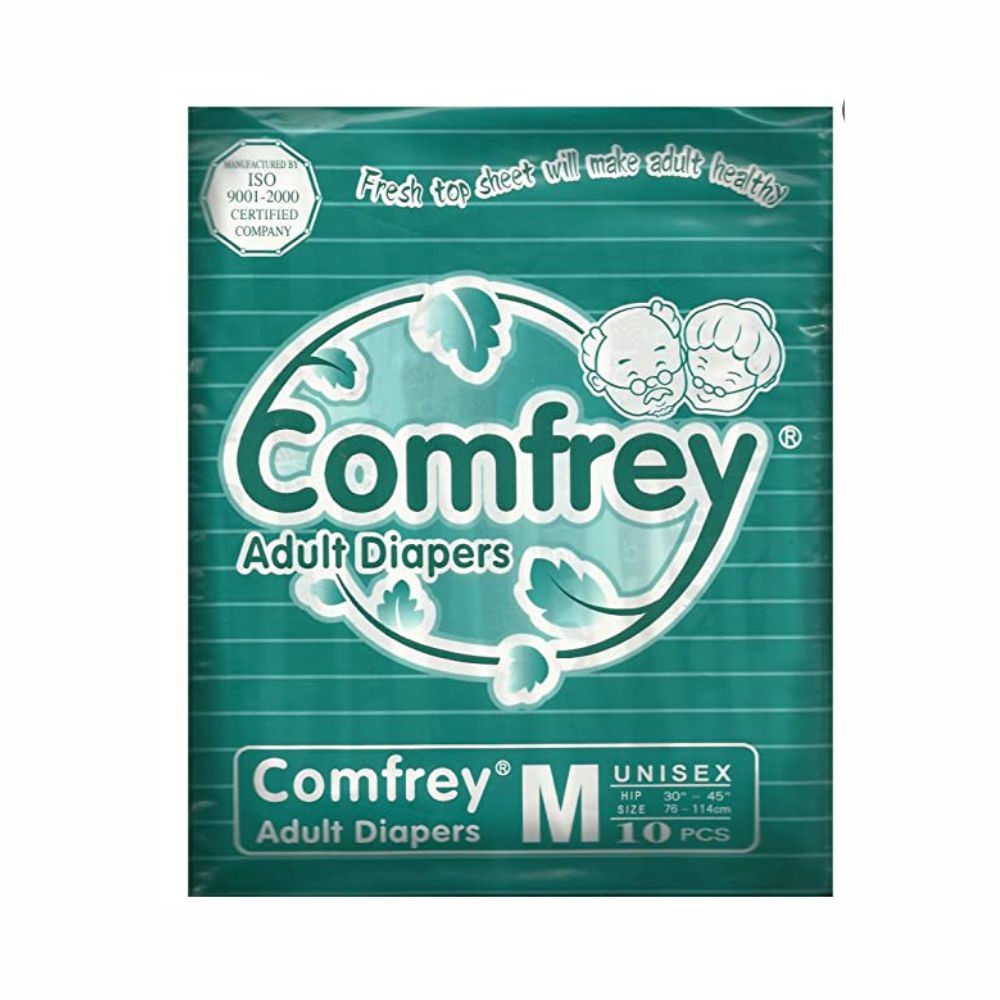 Comfrey Medium Adult Diapers (10 Pieces / Pack)