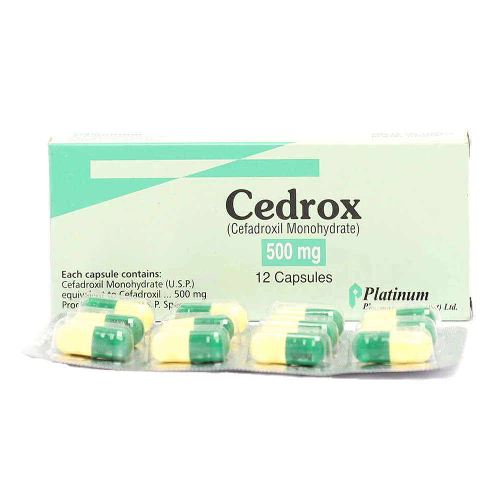 Cedrox Capsules 500Mg (1 Strip = 6 Capsules)