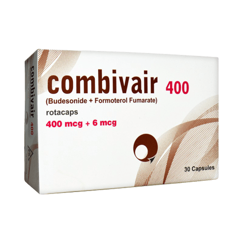 Combivair Rotacaps 400/6Mcg (1 Box = 2 Strips) (1 Strip = 20 Capsules)