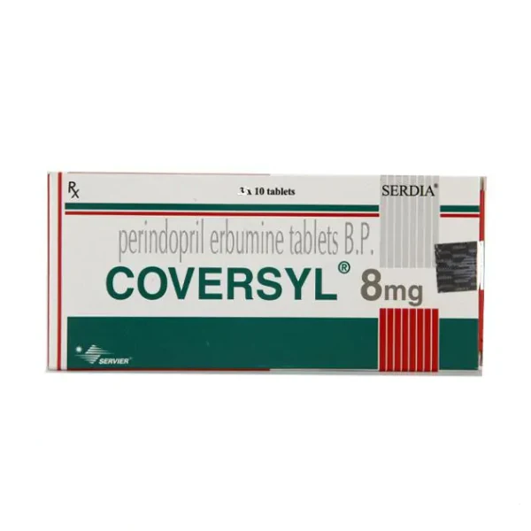 Coversyl Tablets 8Mg (1 Box = 1 Strip)(1 Strip = 10 Tablets)