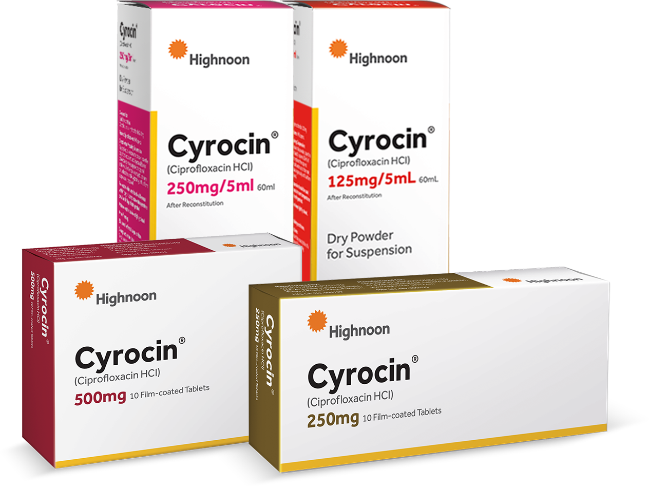 Cyrocin Tablets 500Mg (1 Box = 1 Strip)(1 Strip = 10 Tablets)