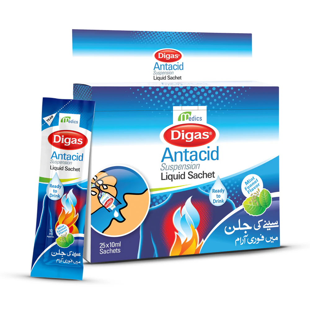 Digas Antacid (50 Sachet / Pack)