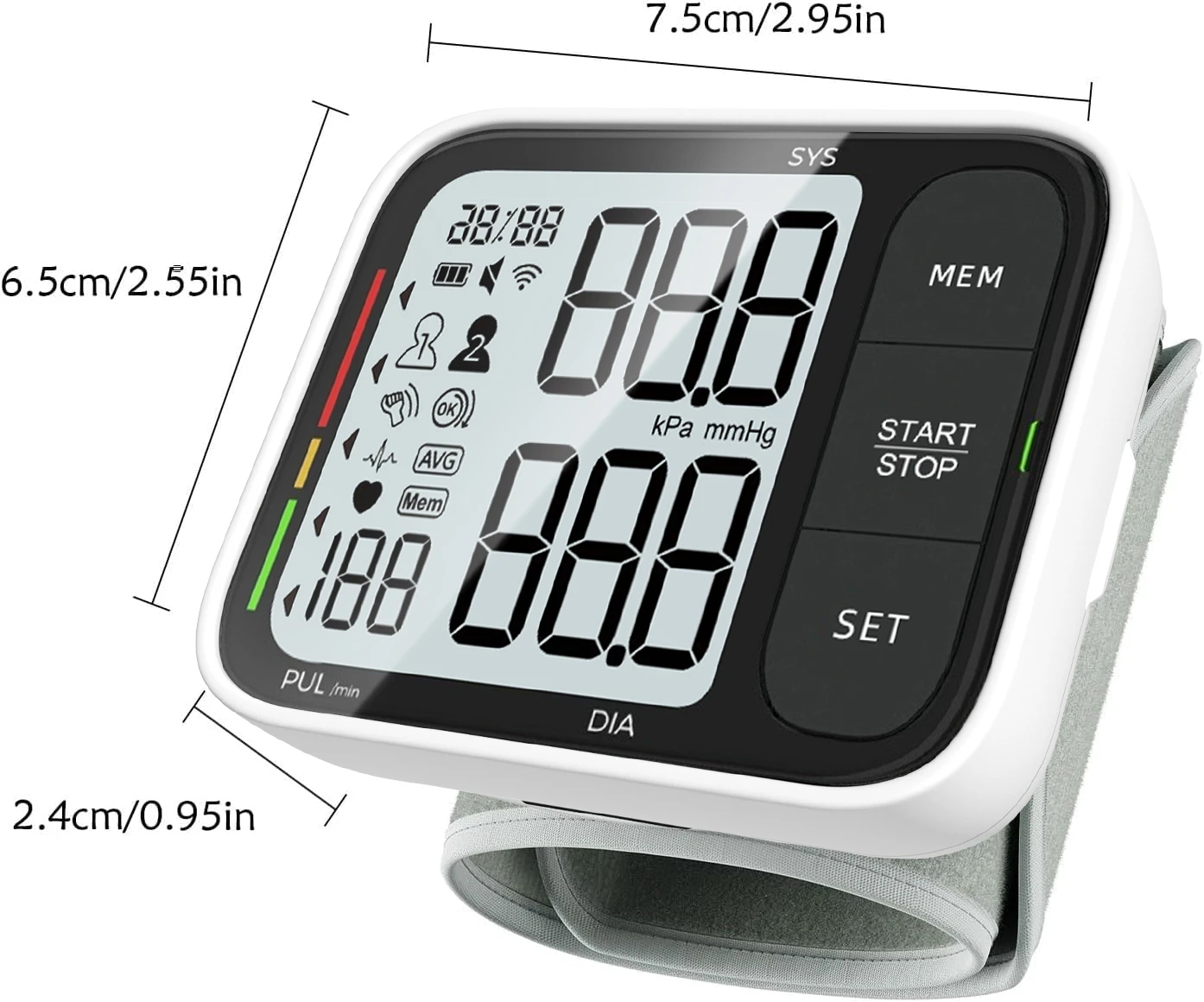 Digital blood pressure Cuff