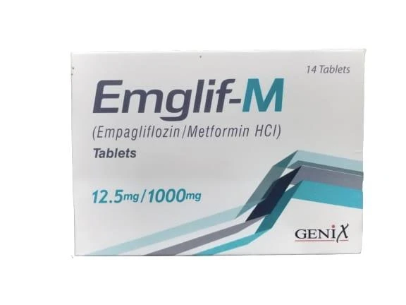 Emglif M 12.5/1000mg (14 Tablet / Pack)