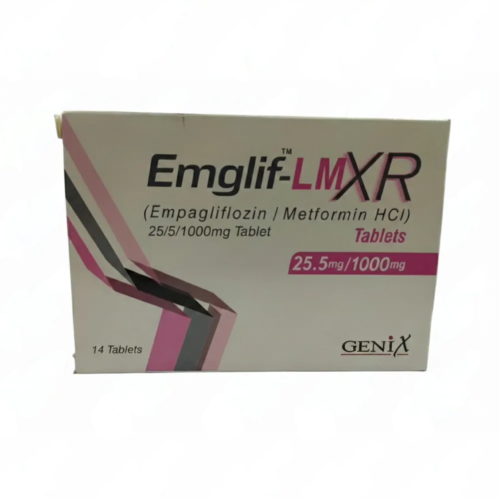 Emglif M Xr 12.5mg/1000mg (14 Tablet / Pack)