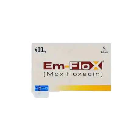 Em-Flox Tablets 400Mg (1 Box = 1 Strip) (1 Strip = 5 Tablets)