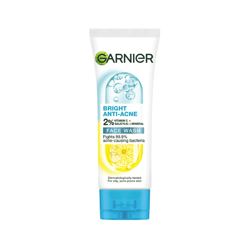 Garnier Bright Acne Face Wash (50ml)