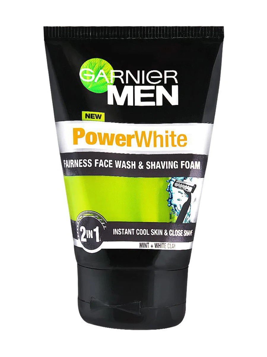 Garnier Men 2in1 Shaving Cleansing Face Wash(100Ml)