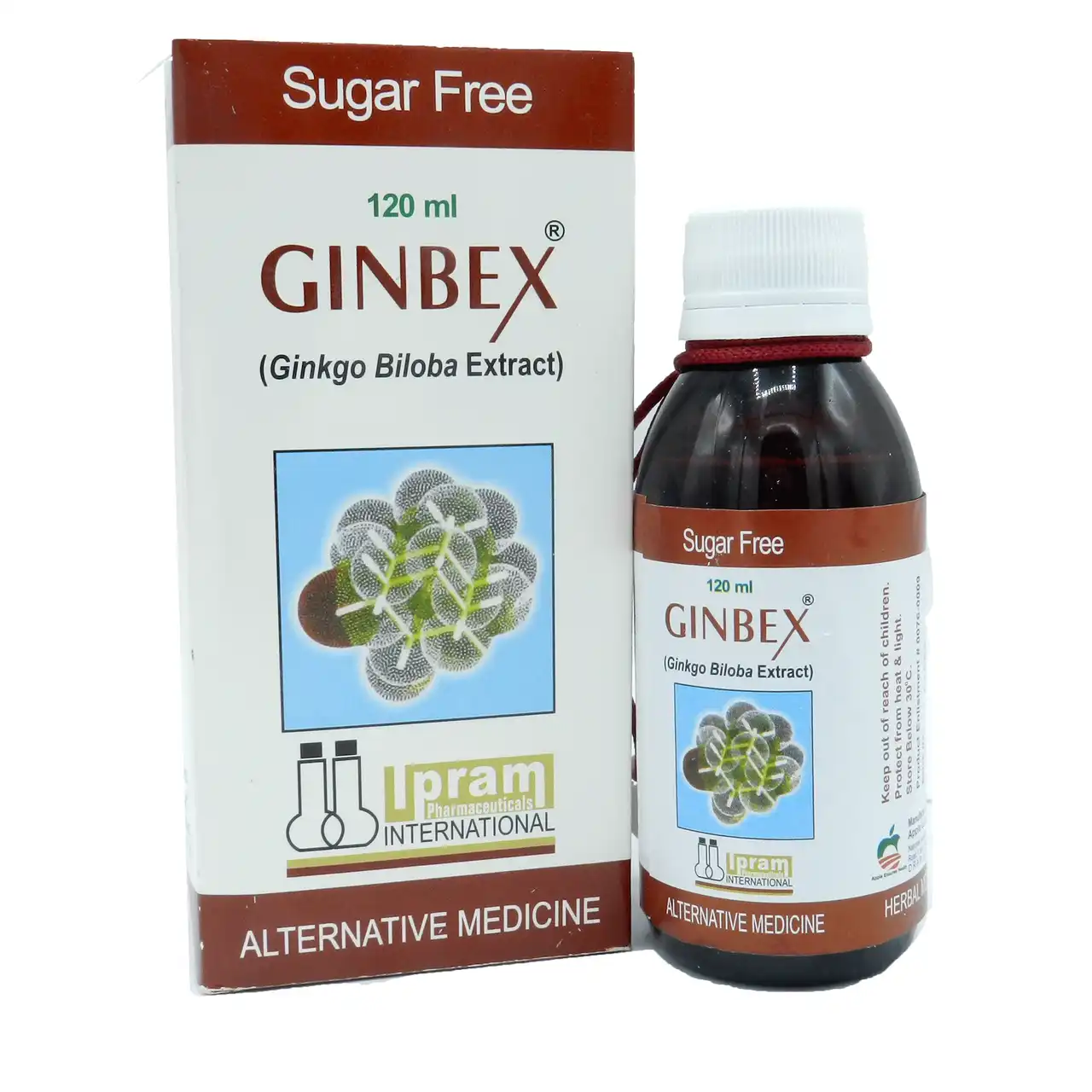 Ginbex Sugar Free Syrup (120ml)