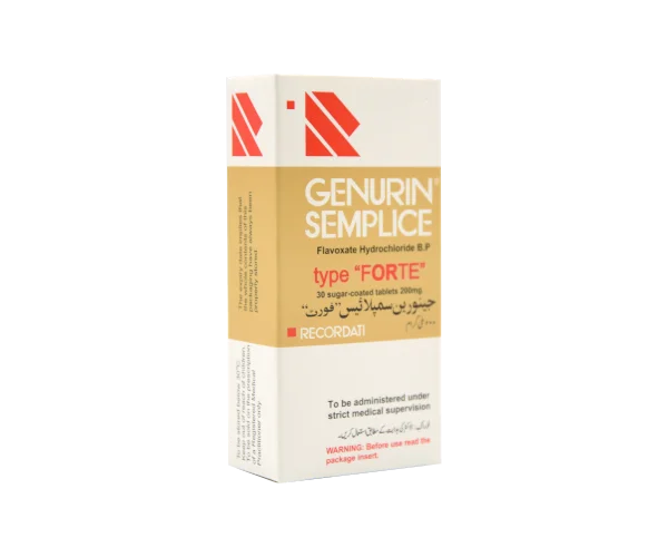 Genurin Forte Tablets 200Mg (1 Box = 3 Strips) (1 Strip = 10 Tablets)