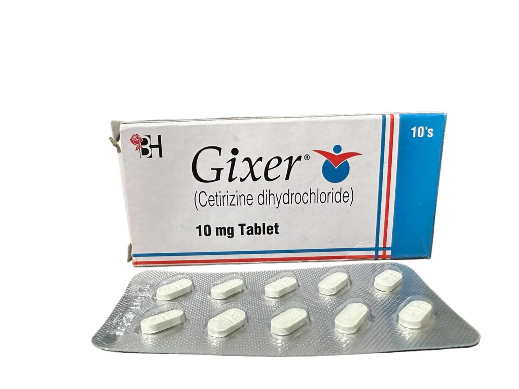 Gixer Tablets 10Mg (1 Box = 1 Strip)(1 Strip = 10 Tablets)