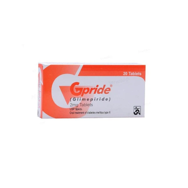 Gpride Tablets 2Mg (1 Box =3 Strips) (1 Strip = 10 Tablets)