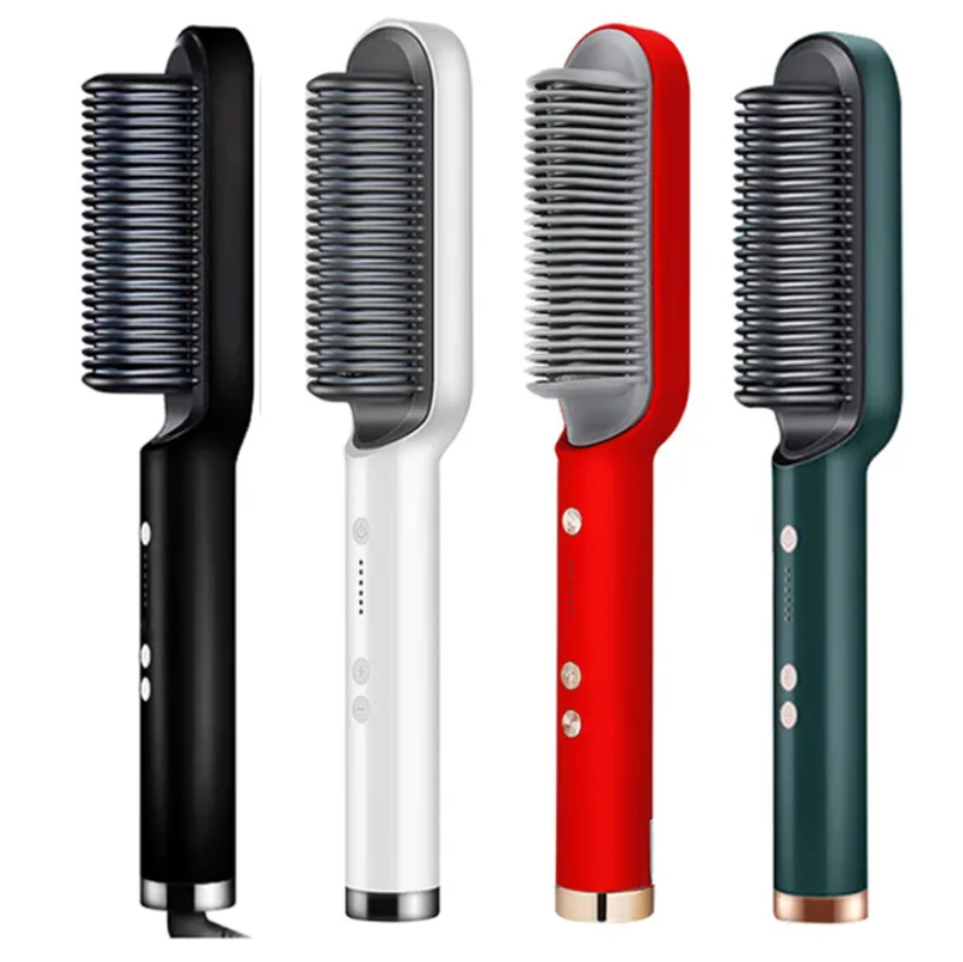 Hair Brush Straightener