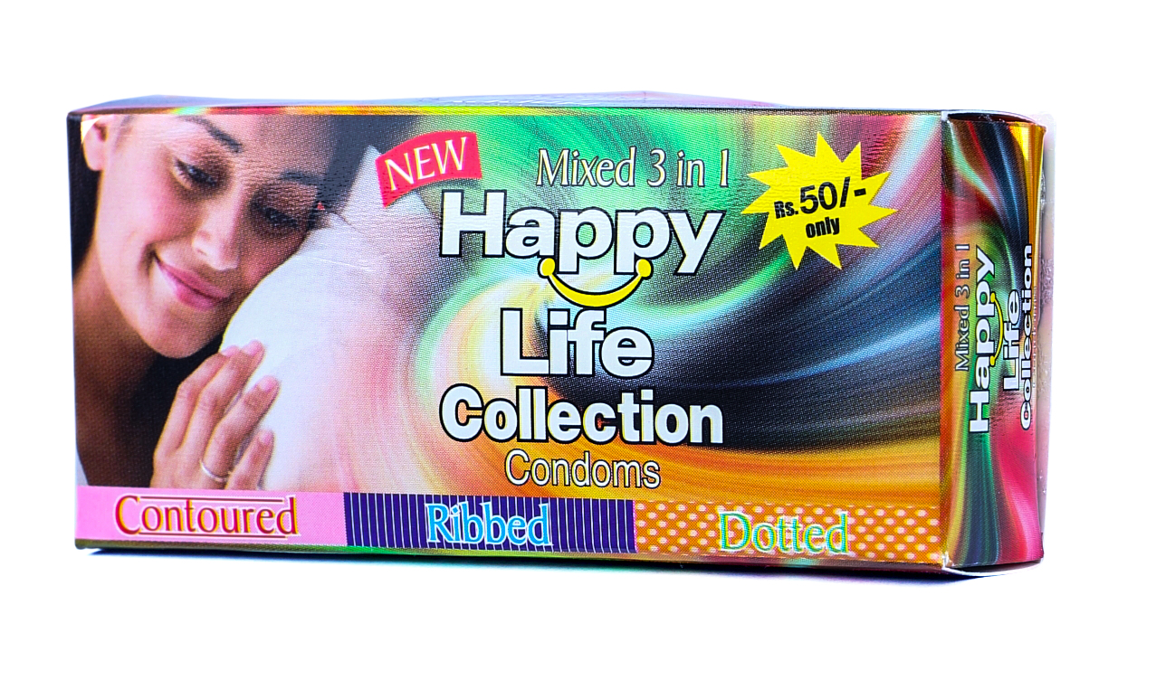 Happy Life Collection Condoms (3 Pieces / Pack)