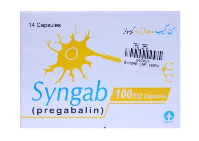 Syngab Capsules 100Mg (1 Box = 2 Strips) (1 Strip = 7 Capsules)