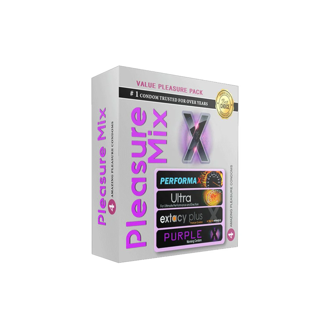 Klimax Pleasure Mix Condoms (4 Pieces / Pack)