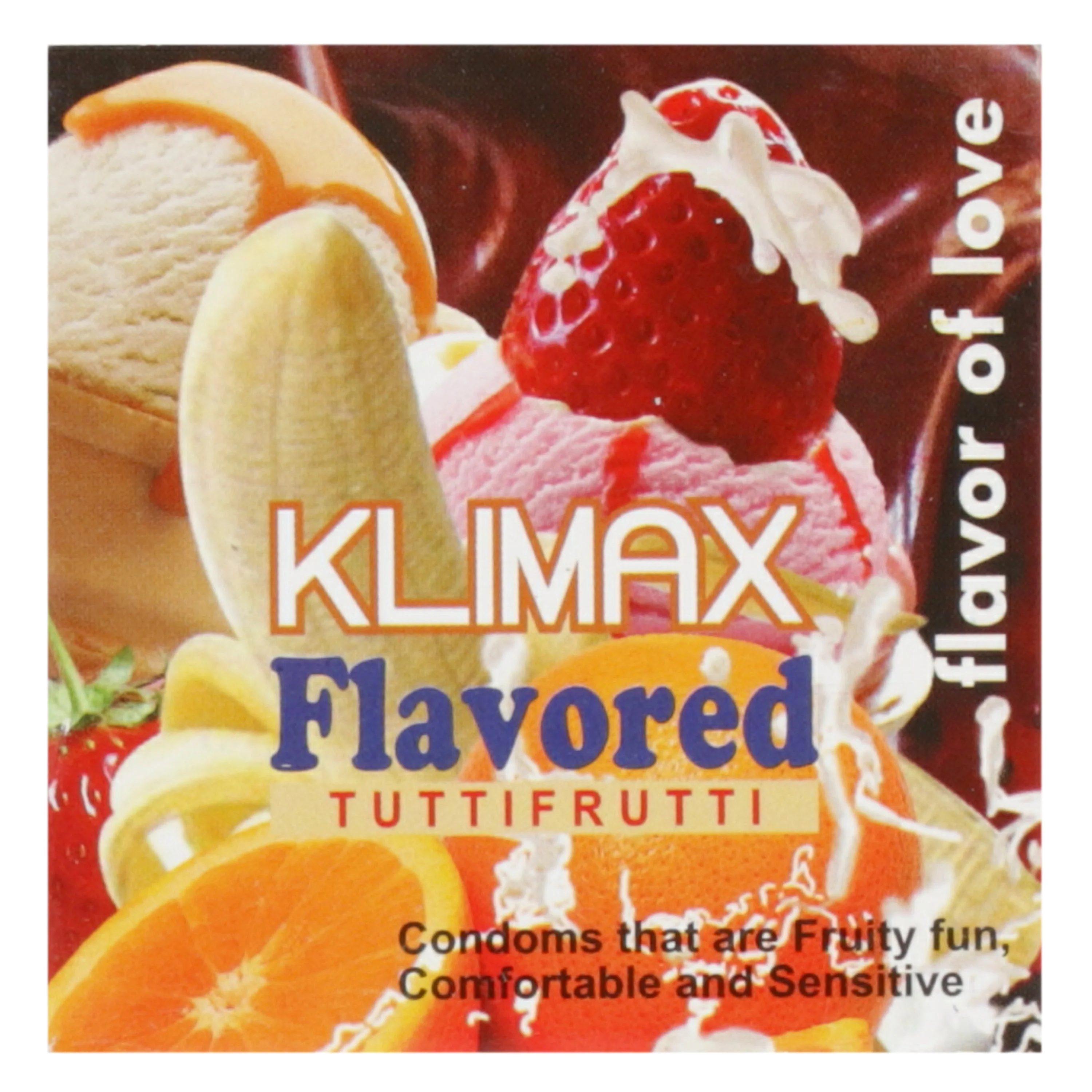 Klimax Tutti Fruti Condoms (2 Pieces / Pack)