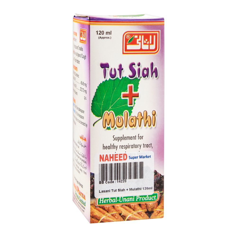 Lasani Toot Siah Plus Mulathi (120ml)