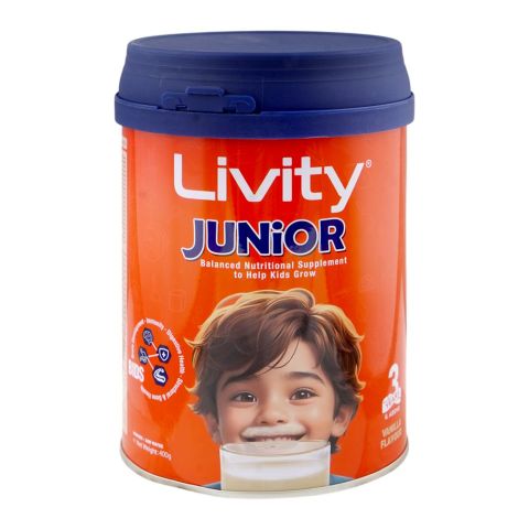 Livity Junior Vanila Flavour (200g)