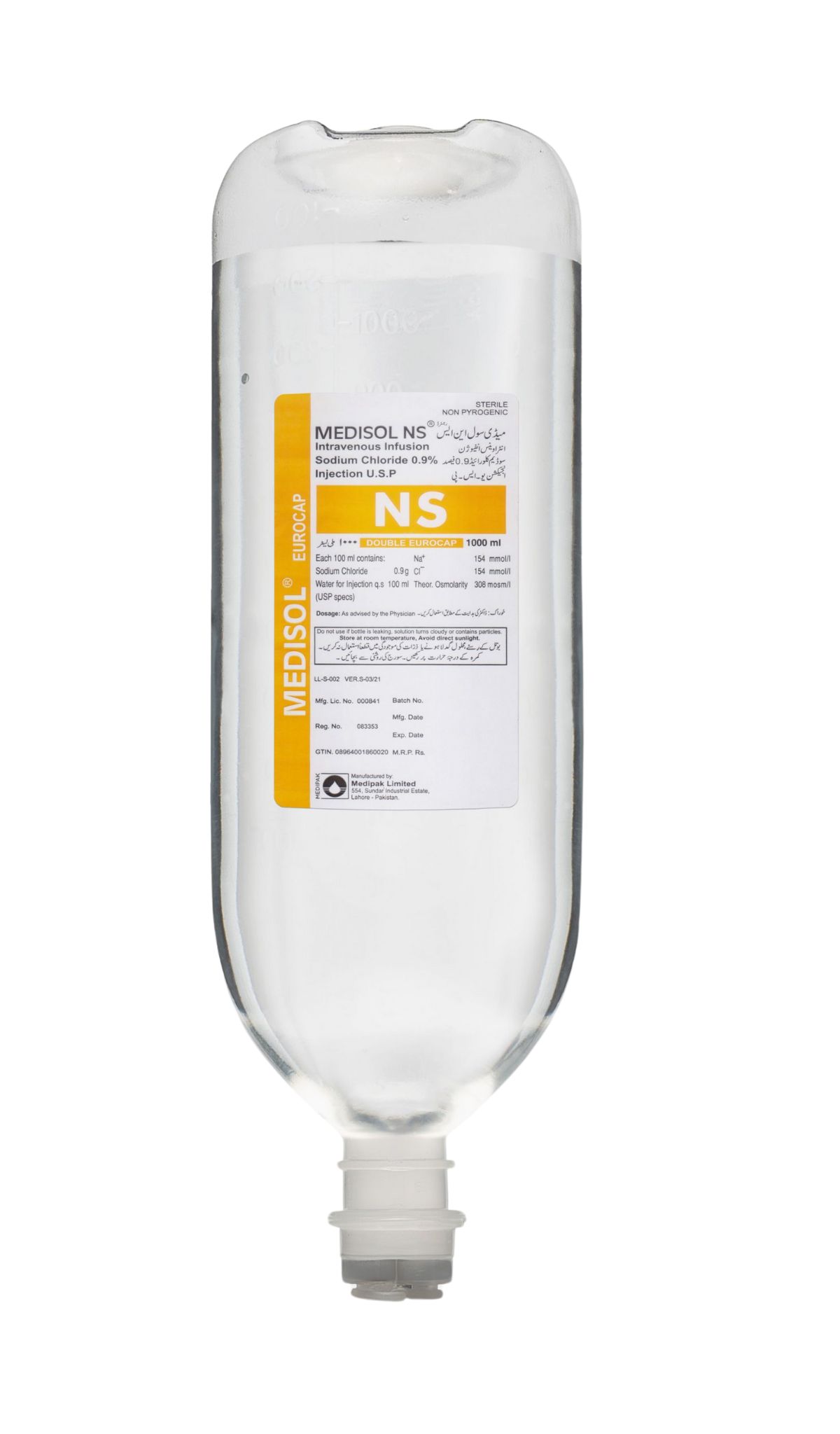 Medisol Normal Saline (1000ml)