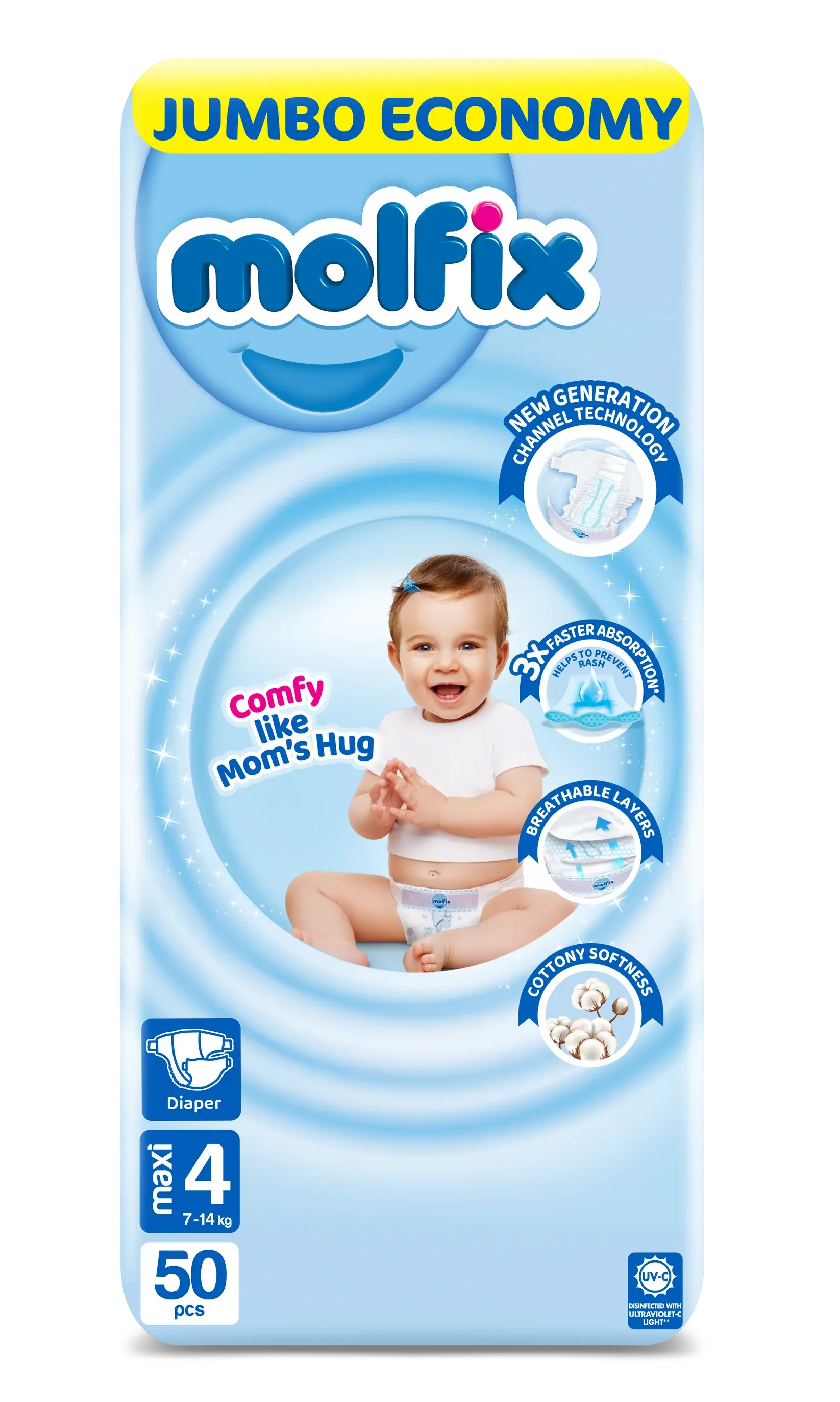 Molfix 4 Pants (50 Pieces / Pack)