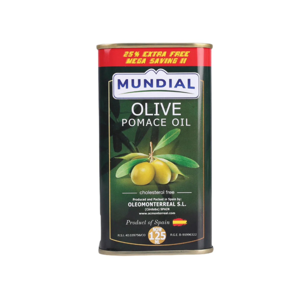 Mundial Olive Oil (125ml)