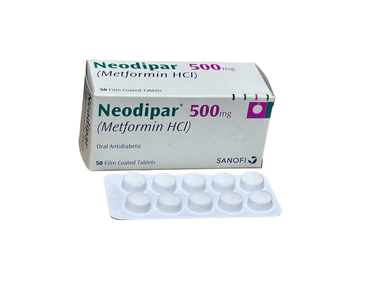 Neodipar Tablets 500Mg (1 Strip = 10 Tablets)