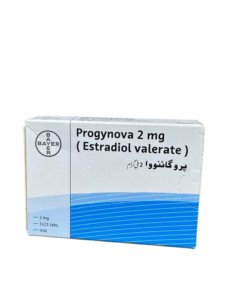 Progynova Tablets 2Mg (1 Box = 1 Strip)(1 Strip = 21 Tablets)