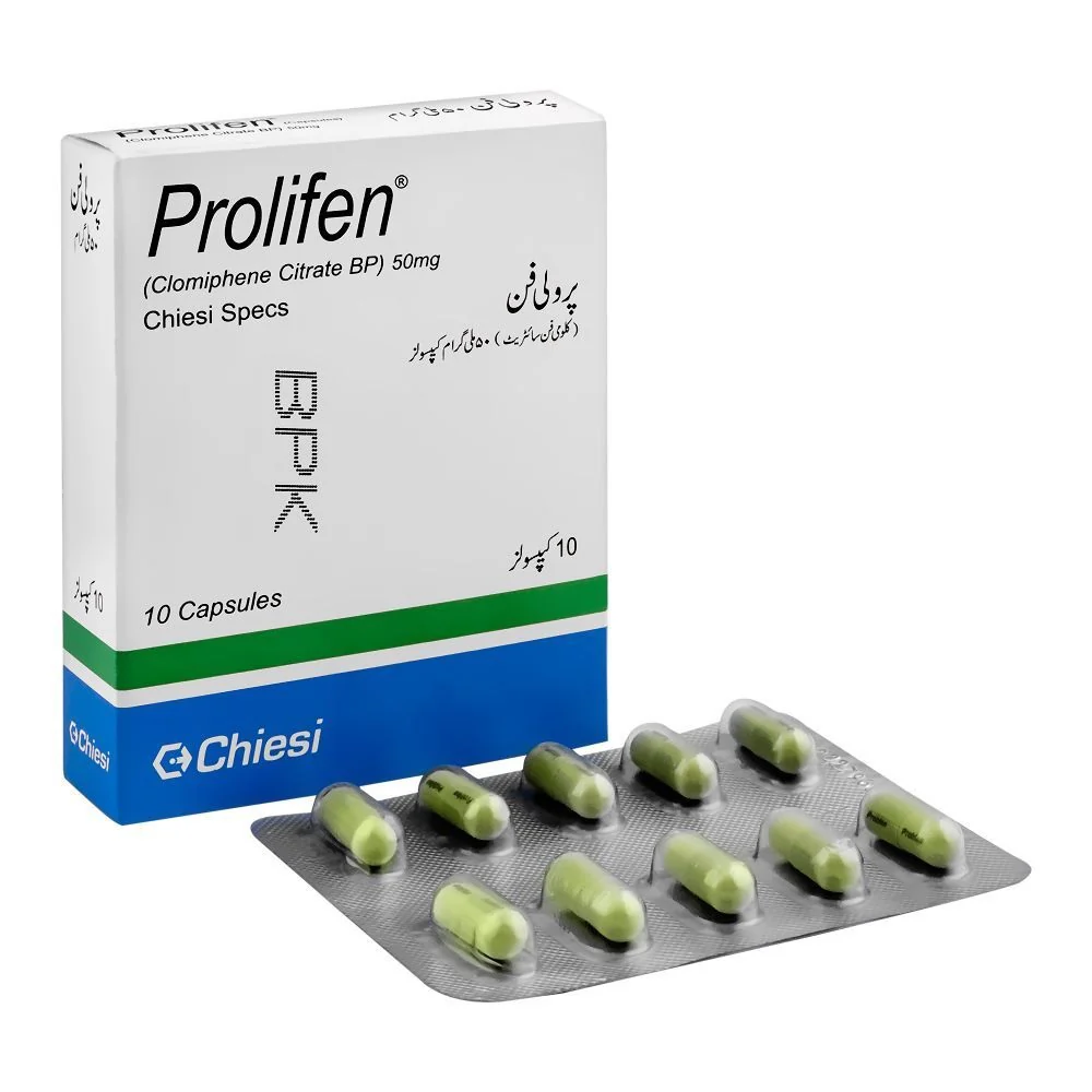 Prolifen Capsules 50Mg (1 Box = 1 Strip)(1 Strip = 10 Capsules)