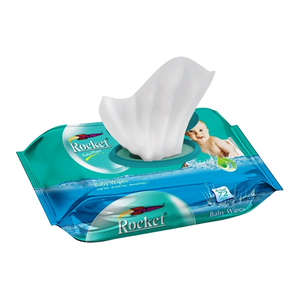 Rocket Baby Wipes (72 Pieces / Pack)