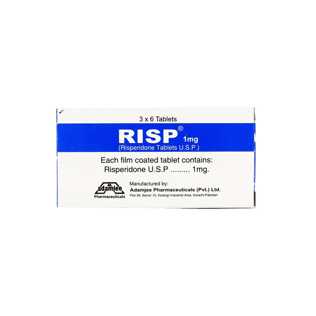 Risp Tablets 1Mg (1 Box = 3 Strips) (1 Strip = 6 Tablets)