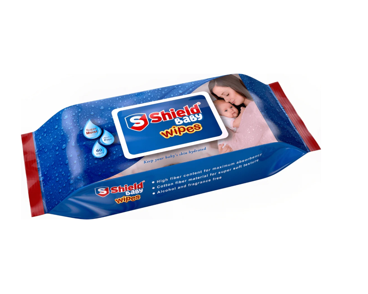 Shield Baby Wipes (60 Pieces / Pack)