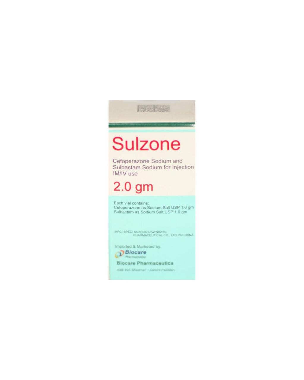 Sulzone 2.0gm (1 Injection / Pack)